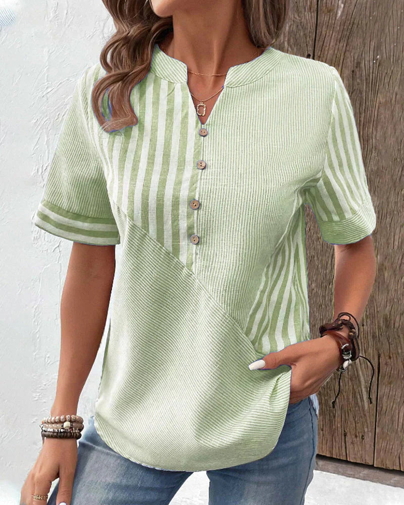 Corina | Classic Striped Top