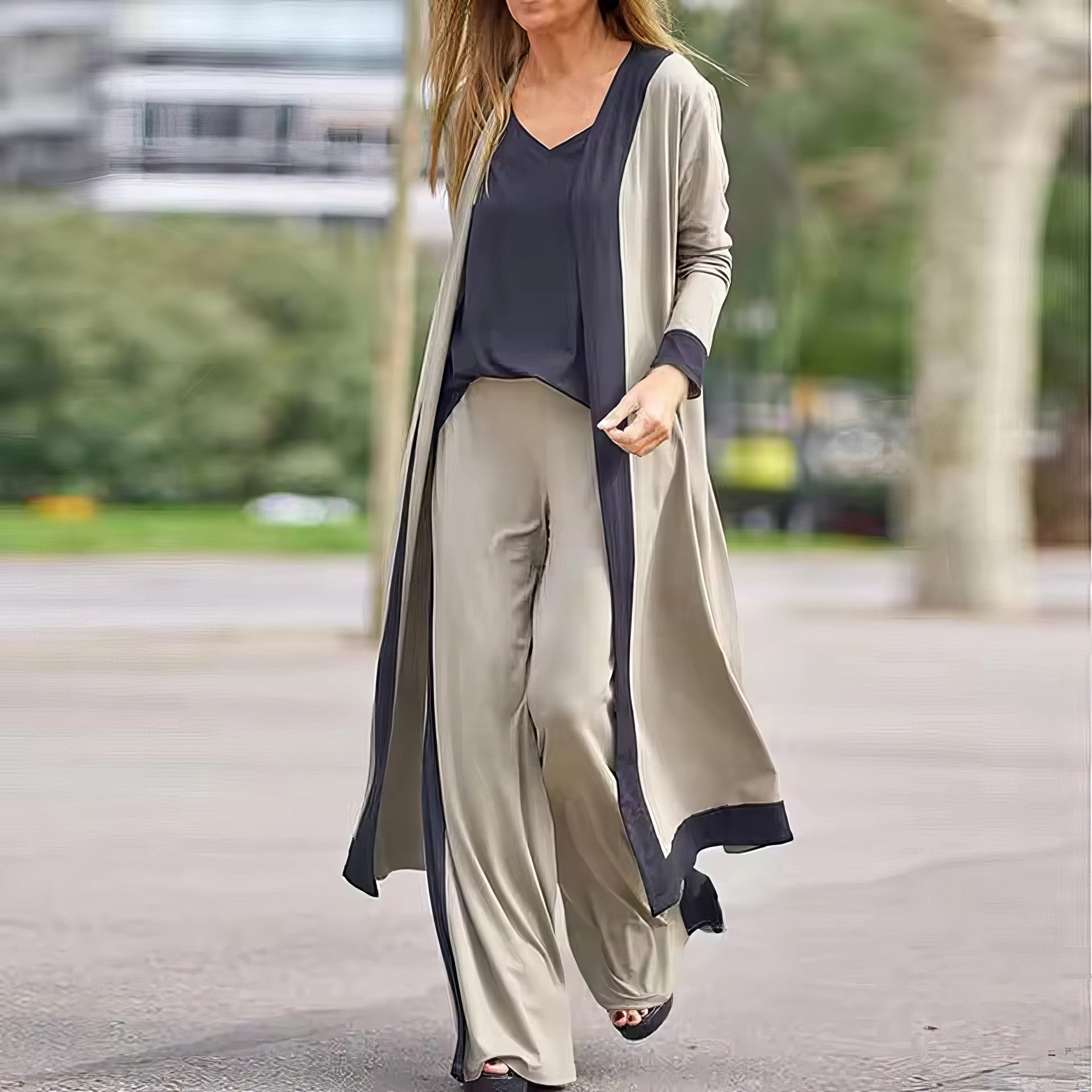 Sandra | Top & Wide-Leg Pants