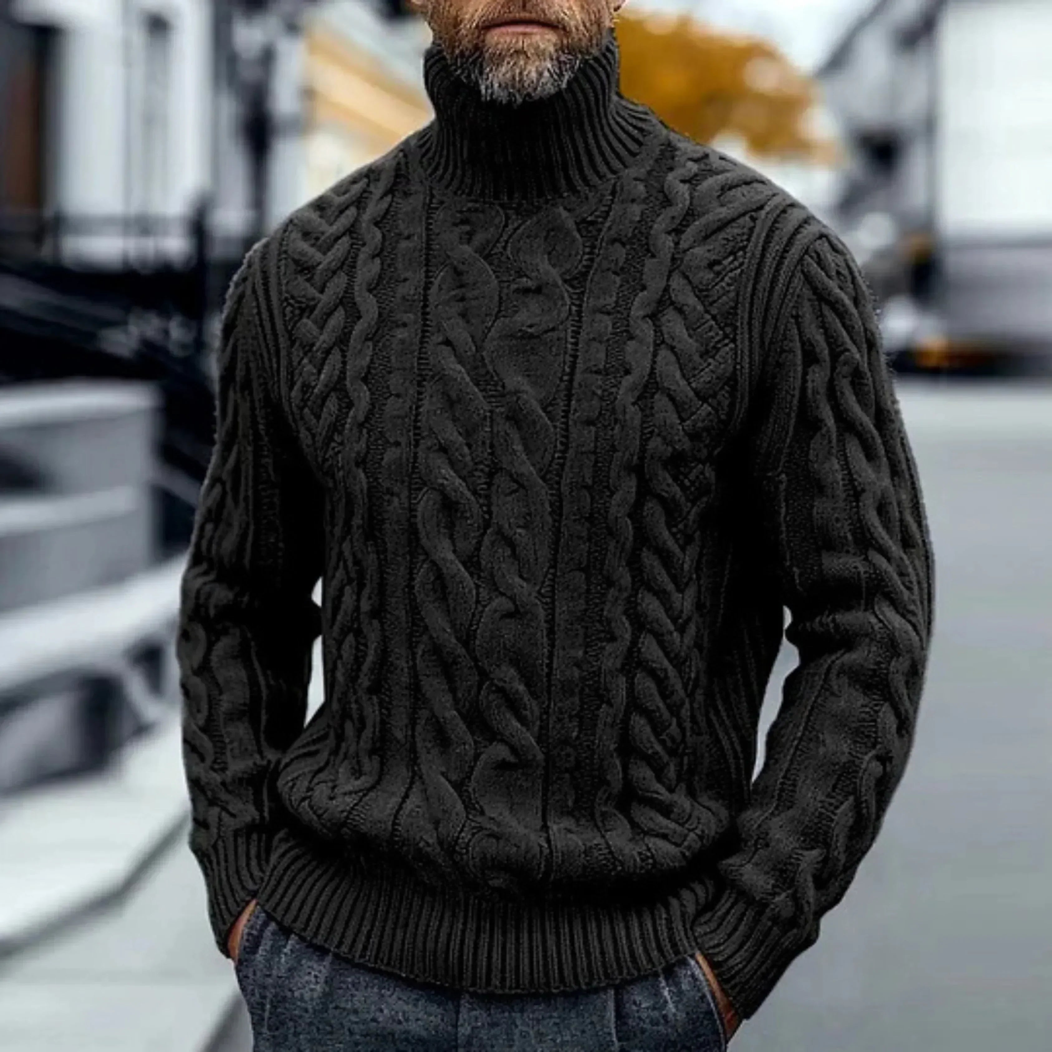 Adriano - Vintage Cable Knit Sweater