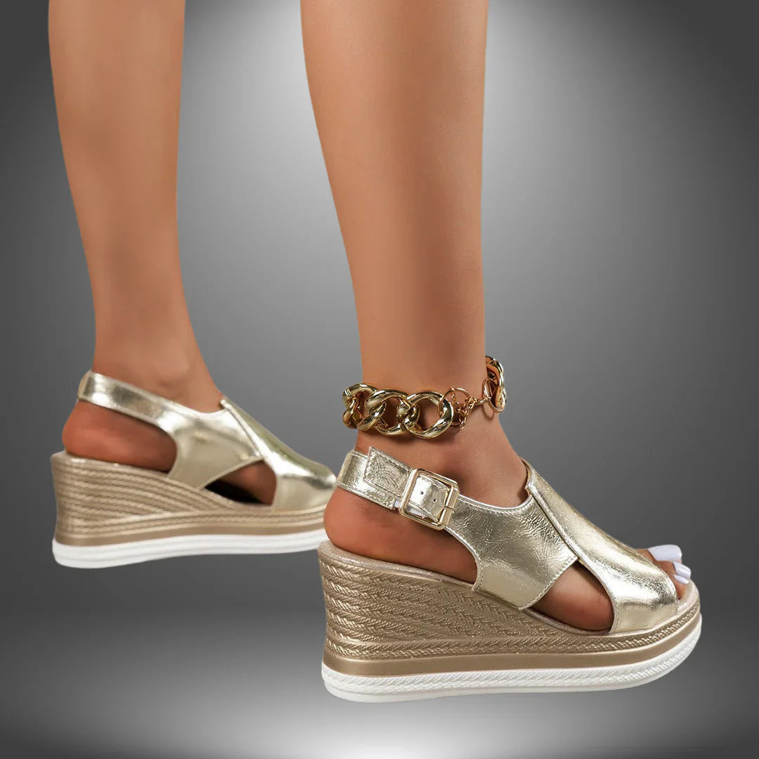 Luisa | Women's Silver Handcrafted Sandals