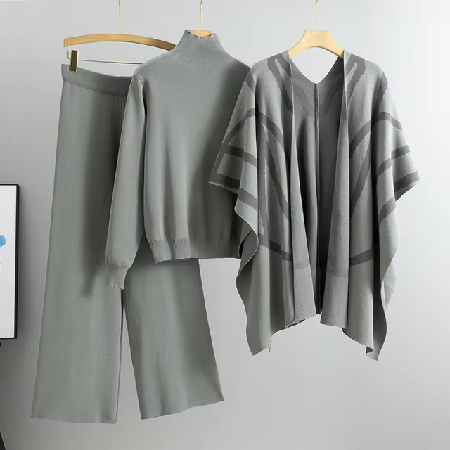 Brianna | Soft, Comfortable 3-Piece Knitted Set