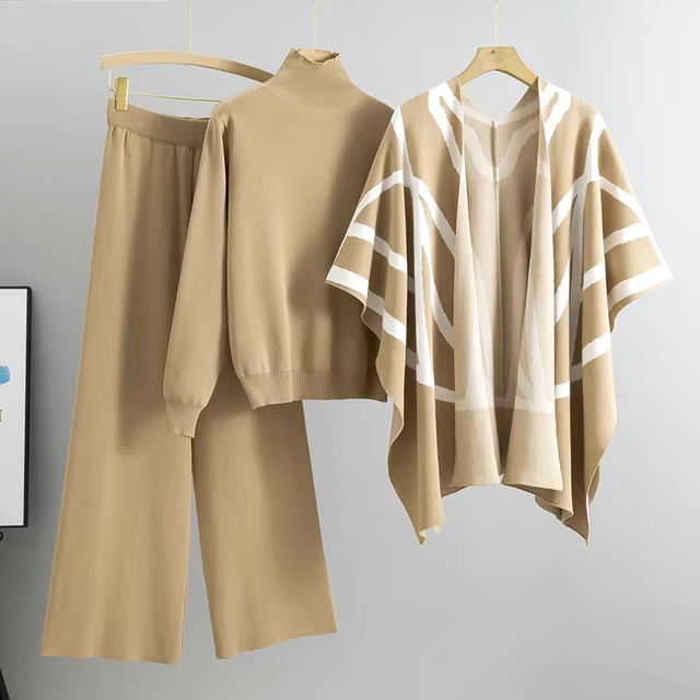 Brianna | Soft, Comfortable 3-Piece Knitted Set