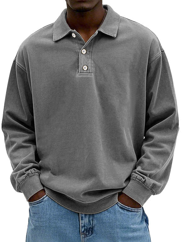 Maxime | Stylish Long Sleeve Polo Shirt