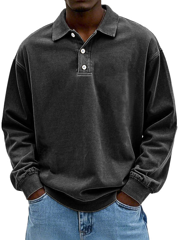 Maxime | Stylish Long Sleeve Polo Shirt