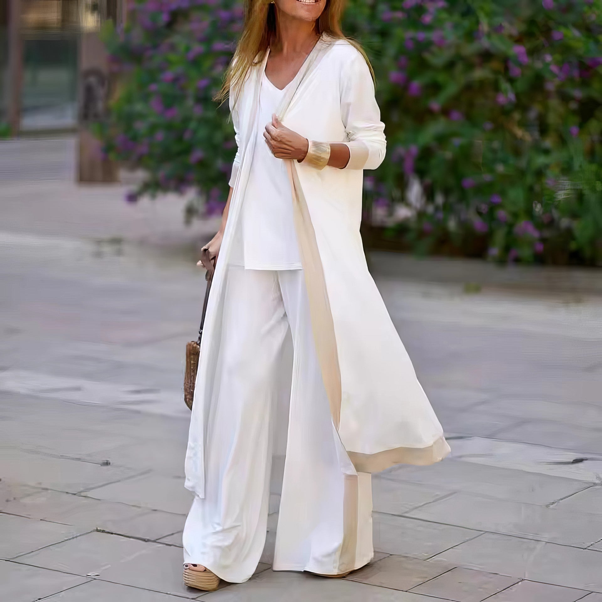 Sandra | Top & Wide-Leg Pants