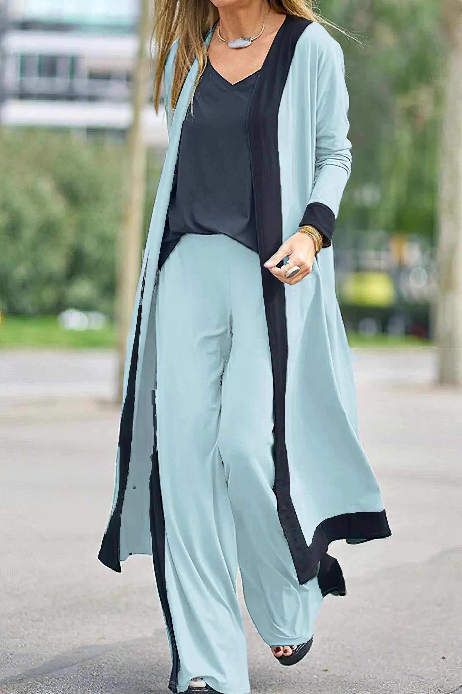 Sandra | Top & Wide-Leg Pants